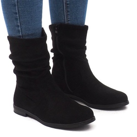 Stivali caldi Jodhpur L7355 Nero
