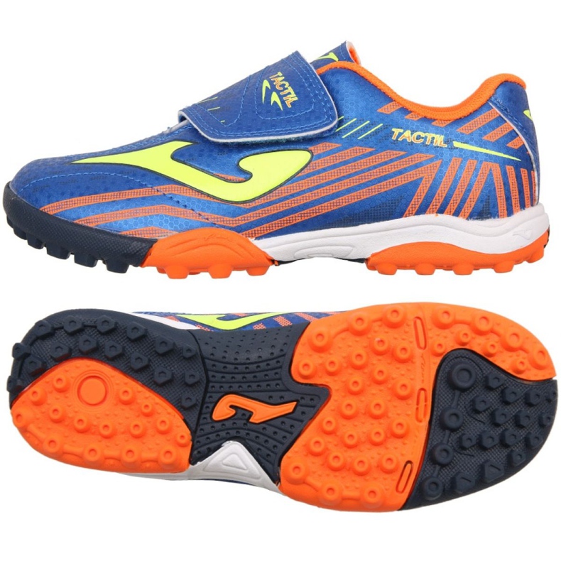 Scarpe da calcio Joma Tactil 904 Tf Jr TACW.904.TF multicolore blu