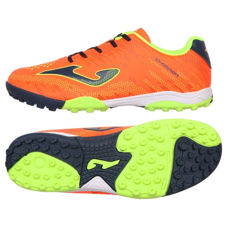 Scarpe da calcio Joma Champion 908 Tf Jr CHAJW.908.TF multicolore arancia
