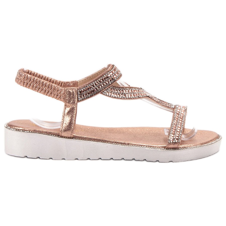 Bestelle Sandali slip-on sulla piattaforma rosa