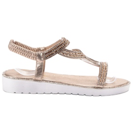 Bestelle Sandali slip-on sulla piattaforma giallo