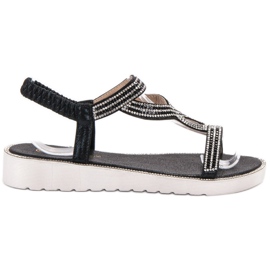 Bestelle Sandali slip-on sulla piattaforma nero