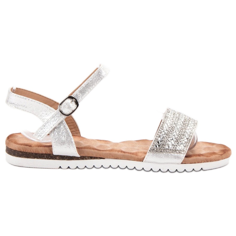 Emaks Sandali Con Cubic Zirconia grigio