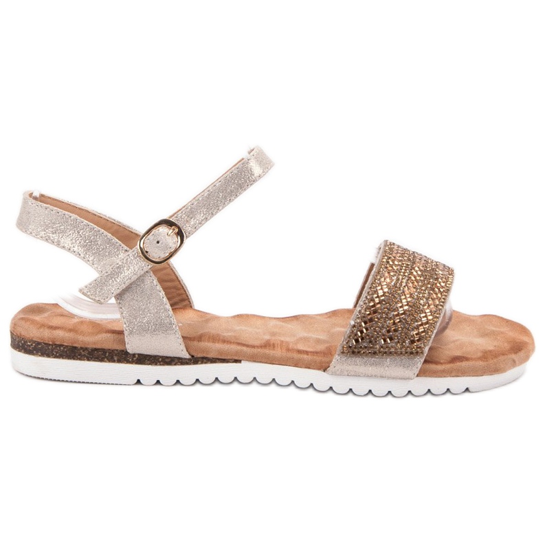 Emaks Sandali Con Cubic Zirconia marrone