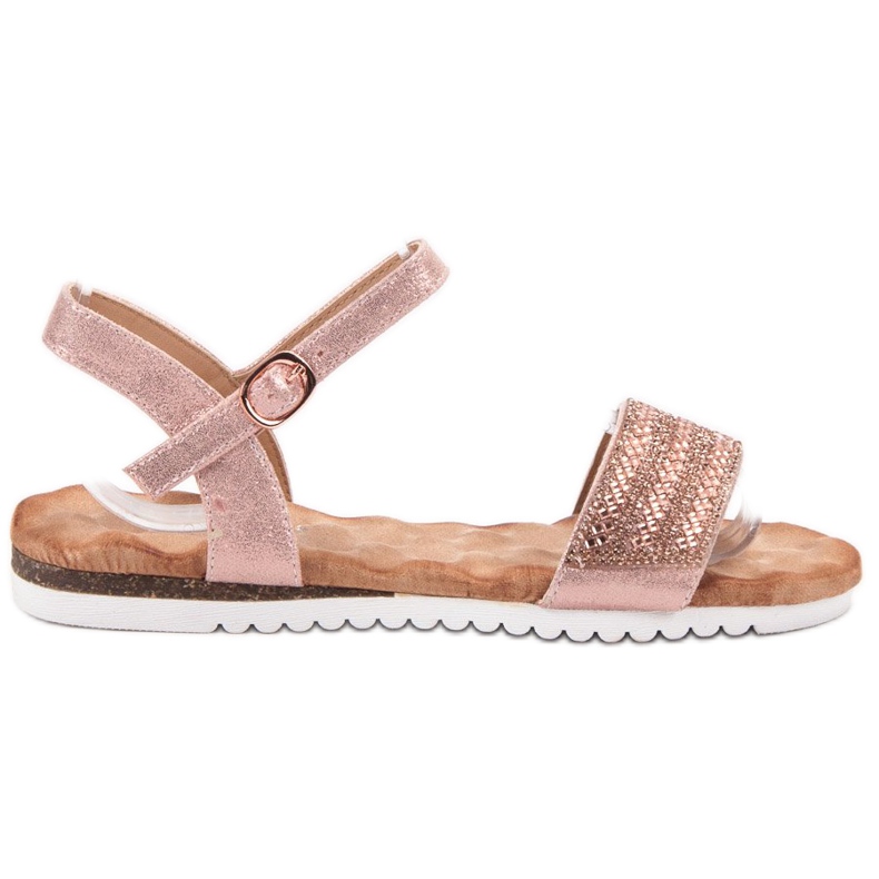 Emaks Sandali Con Cubic Zirconia rosa
