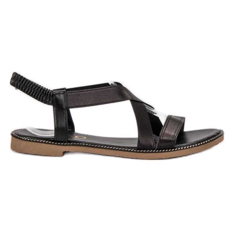 SHELOVET Sandali Con Gomma nero