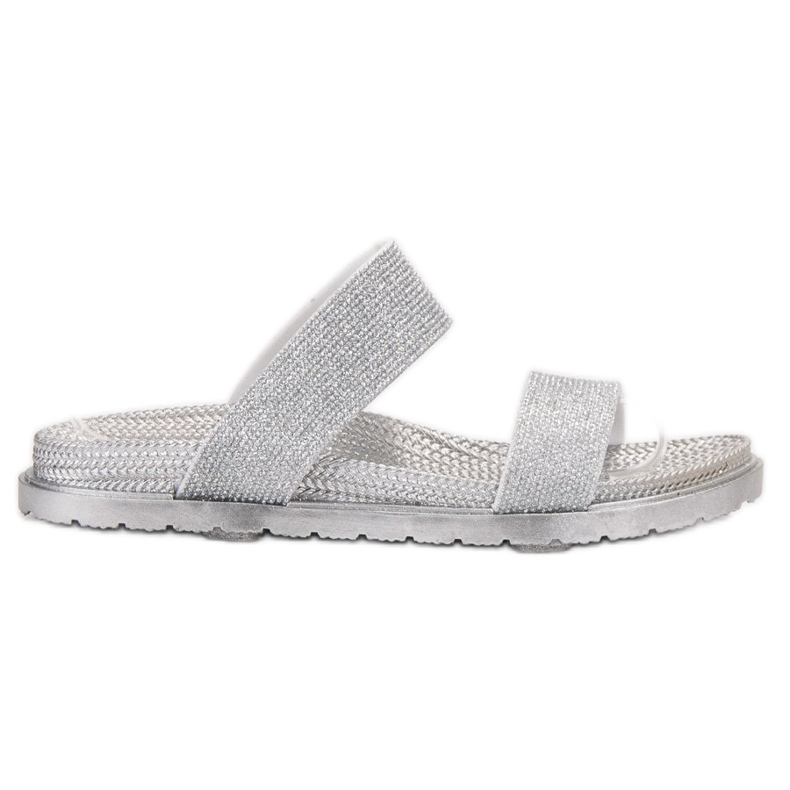 EXQUILY Pantofole di gomma alla moda grigio
