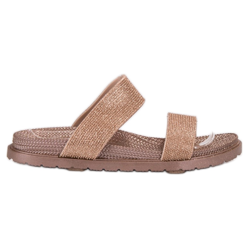 EXQUILY Pantofole di gomma alla moda rosa