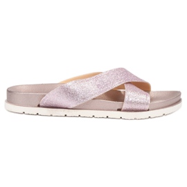 Emaks Pantofole Rosa Con Glitter