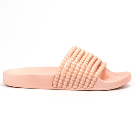 Bestelle Pantofole di gomma con perline rosa