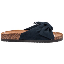 Super Me Pantofole nere alla moda nero