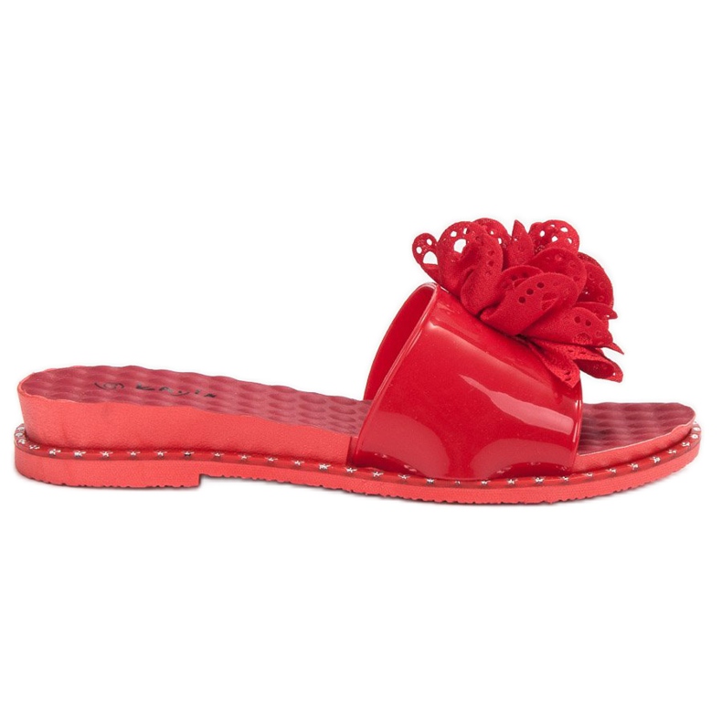 Kayla Infradito in gomma rossa rosso
