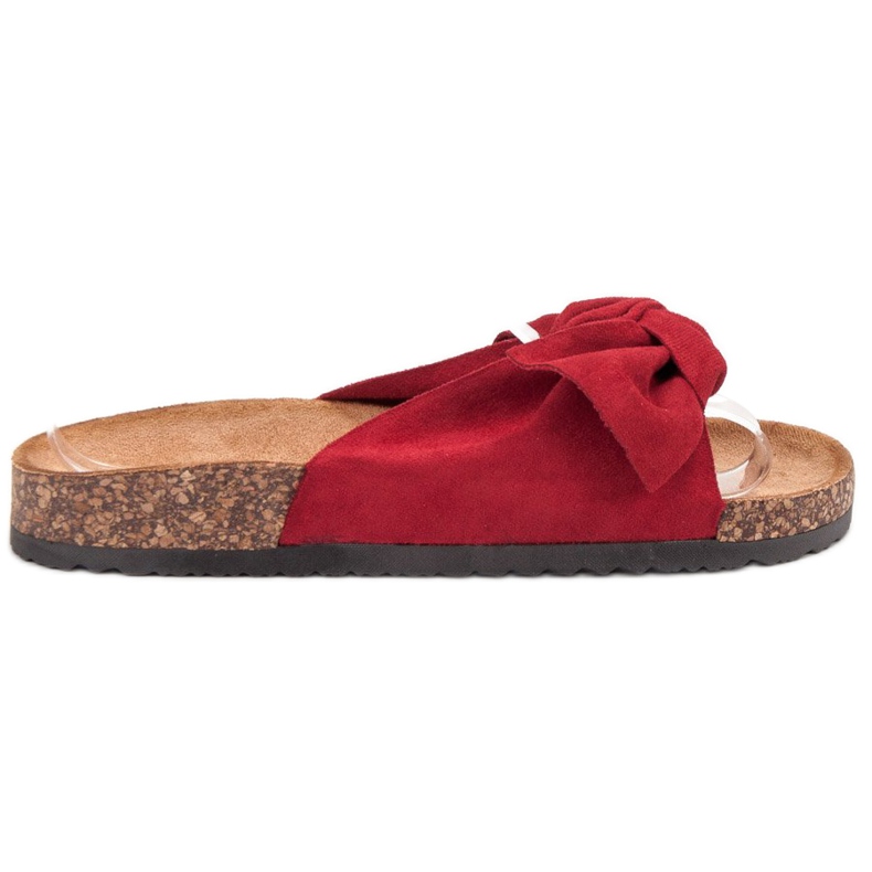 Super Me Pantofole rosse alla moda rosso