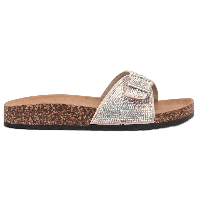 Marquiz Pantofole Lucide Con Fibbia marrone