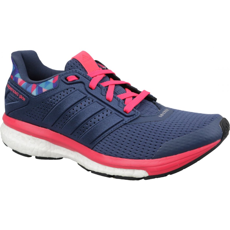 Scarpe Adidas Supernova Glide 8 Gfx W AQ5059 blu navy