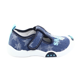 American Club Sneaker bambino inserto in pelle TEN12 blu navy blu grigio