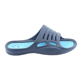 Ciabatte in schiuma blu American Club per l'acqua blu navy
