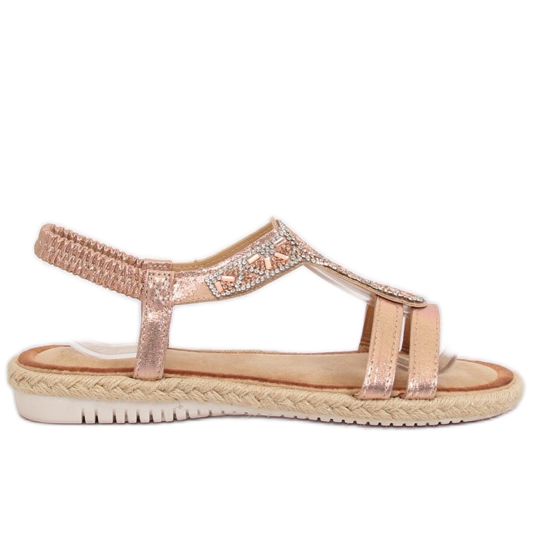 Sandali espadrillas champagne CO-78 Champagne rosa