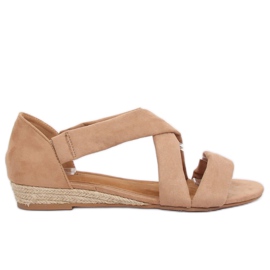 Sandali espadrillas beige 9R72 Khaki