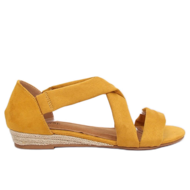 Sandali espadrillas gialli 9R72 Giallo
