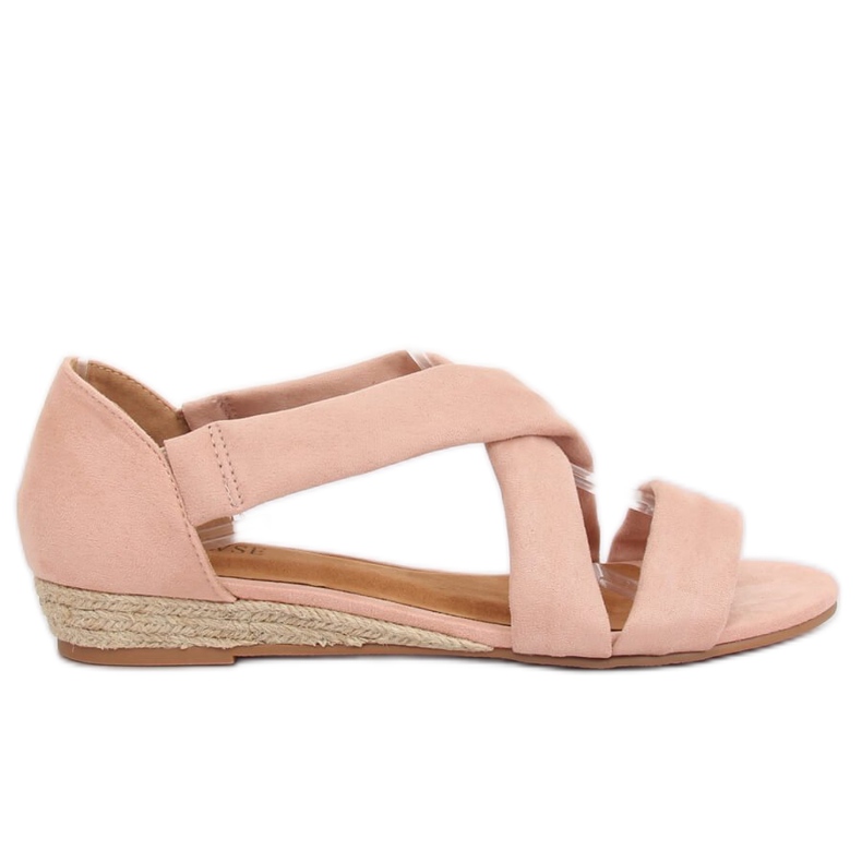 Sandali espadrillas rosa 9R72 Pink