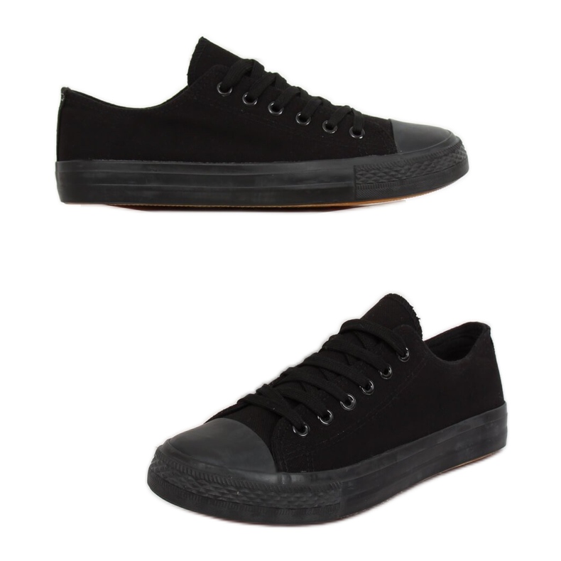 Sneakers nere classiche da donna XL03 ALL-BLACK (suola nera) nero