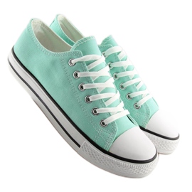 Sneakers classiche da donna menta XL03 L.GREEN verde
