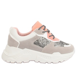 Scarpe sportive grigie LV88P Snake grigio