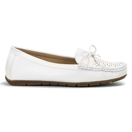 SHELOVET Mocassini casual bianca