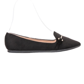 SHELOVET Ballerina In Spitz nero