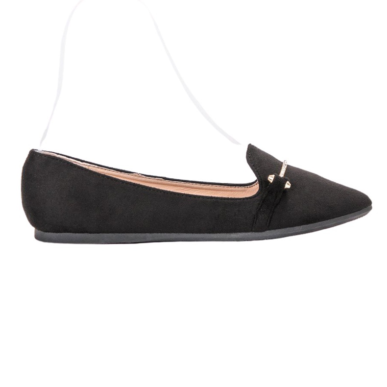SHELOVET Ballerina In Spitz nero