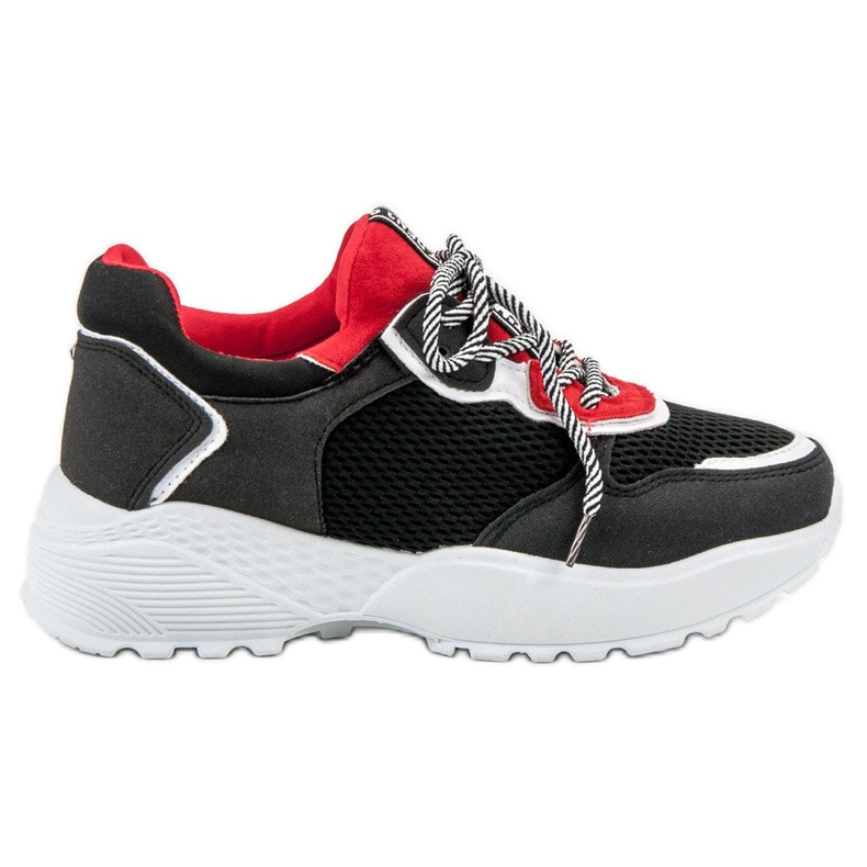 SHELOVET Scarpe da ginnastica nere alla moda nero multicolore