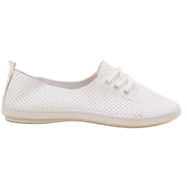 SHELOVET Sneakers in ecopelle bianco
