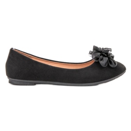 Fama Ballerine decorate nero