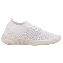SHELOVET Scarpe sportive slip-on bianco