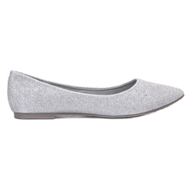 Ballerine glitterate VINCEZA grigio