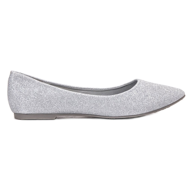 Ballerine glitterate VINCEZA grigio
