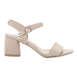 Sandali VICES in camoscio marrone