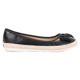 COLORFUL Ballerine nere alla moda nero