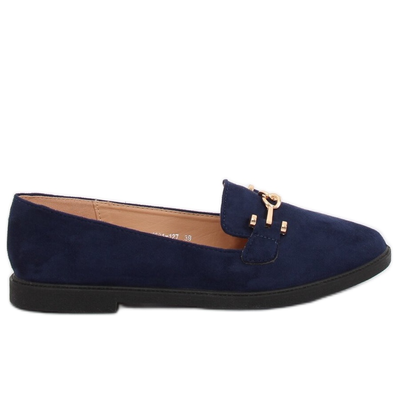 Mocassini da donna blu navy 1631-127 D. Blue