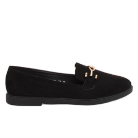 Mocassini da donna neri 1631-127 Black nero