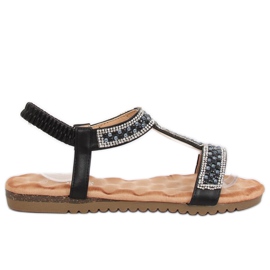 Sandali neri da donna HT-67 Black nero