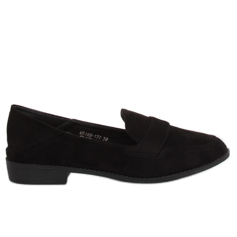 Mocassini da donna neri MB188-117 Black nero