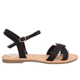 Sandali neri e da donna WL282 Black nero