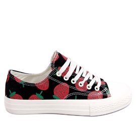 Sneakers nere fragola XL-21 Black nero