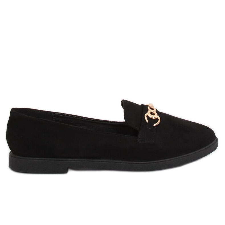 Mocassini da donna neri 1631-123 Black nero