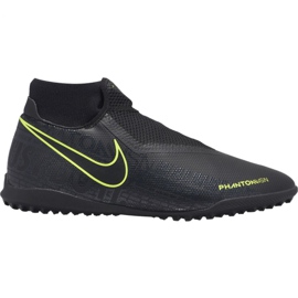 Nike Phantom Vsn Academy Df Tf M AO3269 007 Scarpe da calcio nere nero nero