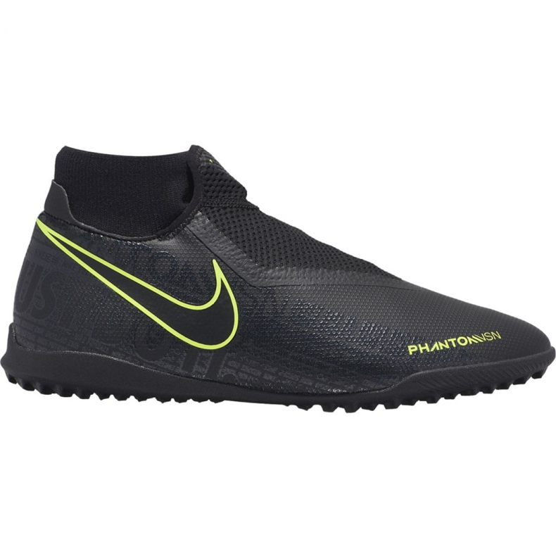 Nike Phantom Vsn Academy Df Tf M AO3269 007 Scarpe da calcio nere nero nero