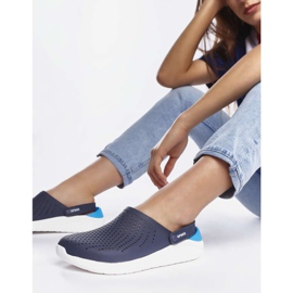 Crocs Zoccolo Literide 462 Navy White multicolore