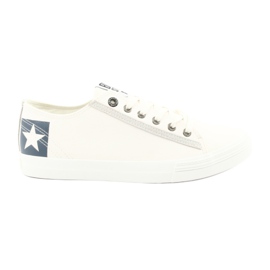 Big Star Białe Half-Tropecs degli uomini 174074 con Eco-Leather bianco